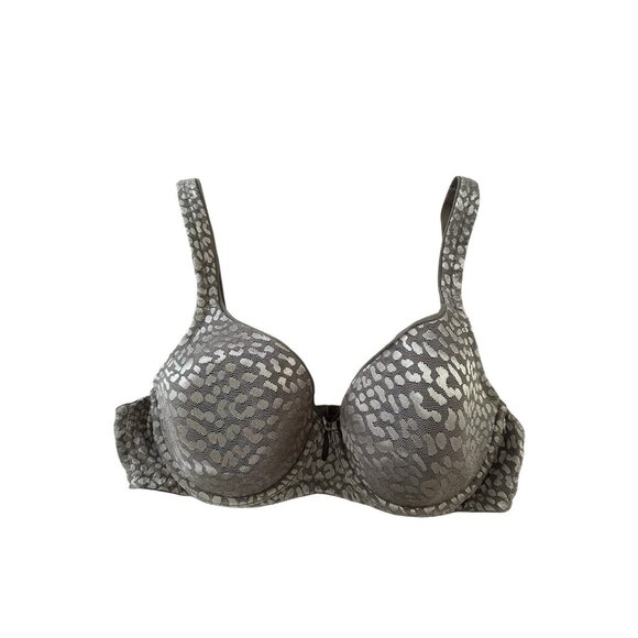 SOMA Intimates 38C T Shirt Bra Lavender Cheetah Animal Print Lightly Padded UW - Picture 1 of 16